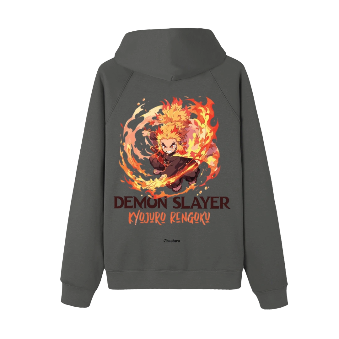 Rengoku Flame Pillar Hoodie