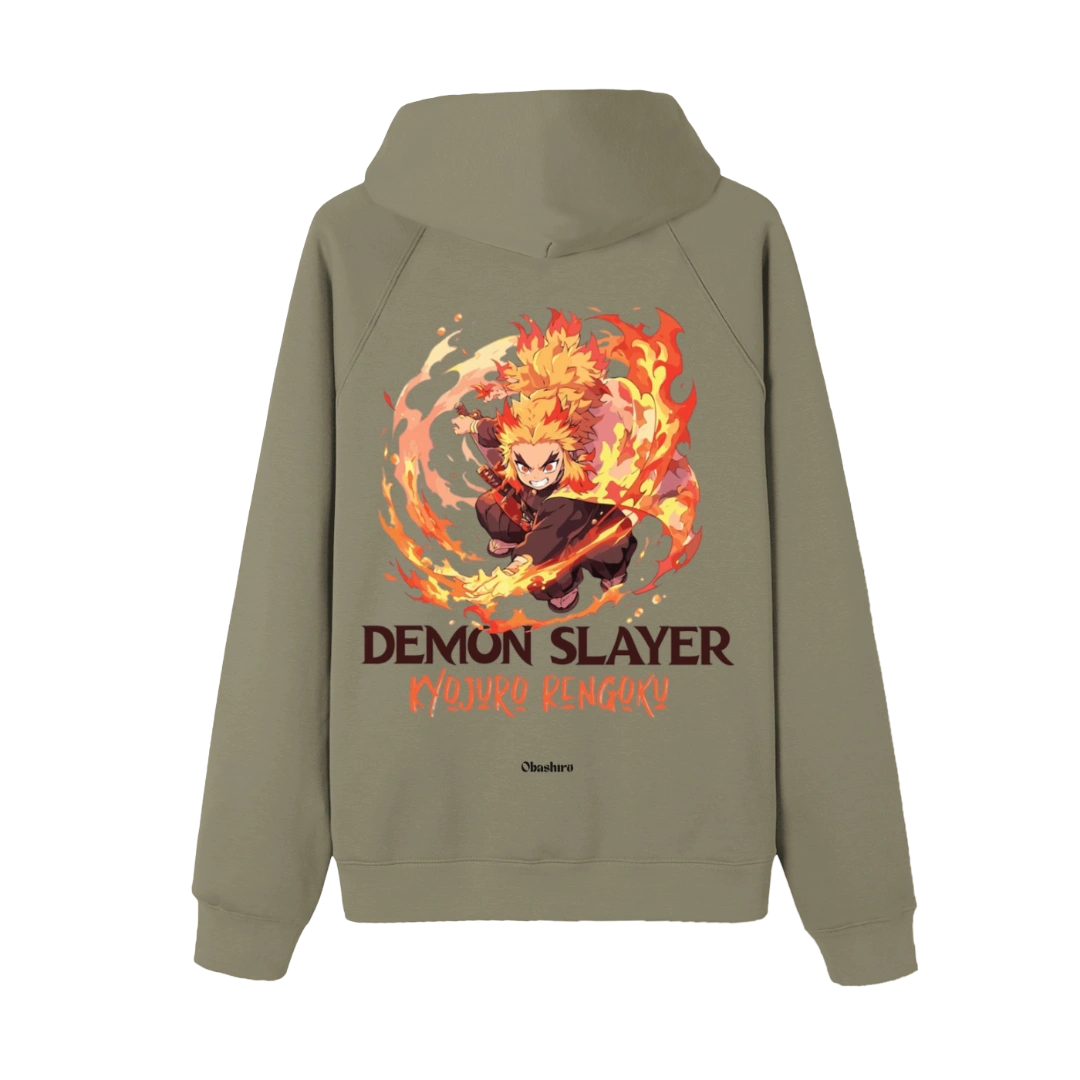 Rengoku Flame Pillar Hoodie