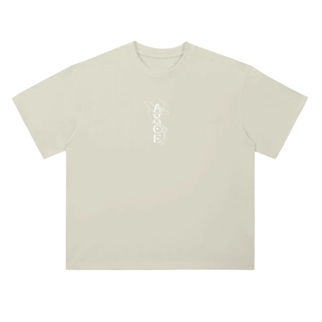 Fire Fist Ace One Piece Anime Beige T-Shirt Front - Premium Anime Streetwear by Obashiro