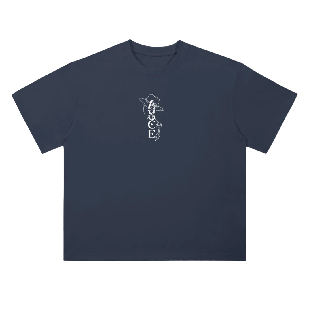 Fire Fist Ace One Piece Anime Navy T-Shirt Front - Obashiro Streetwear